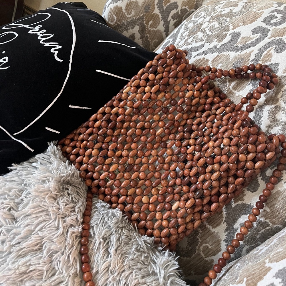 Bohemian beaded crossbody bag